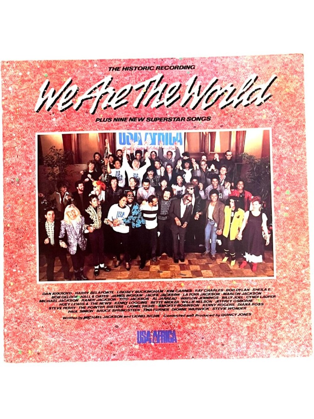 USA for AFRICA - We Are The World + 9 Previously Unreleased Songs - Promo Record